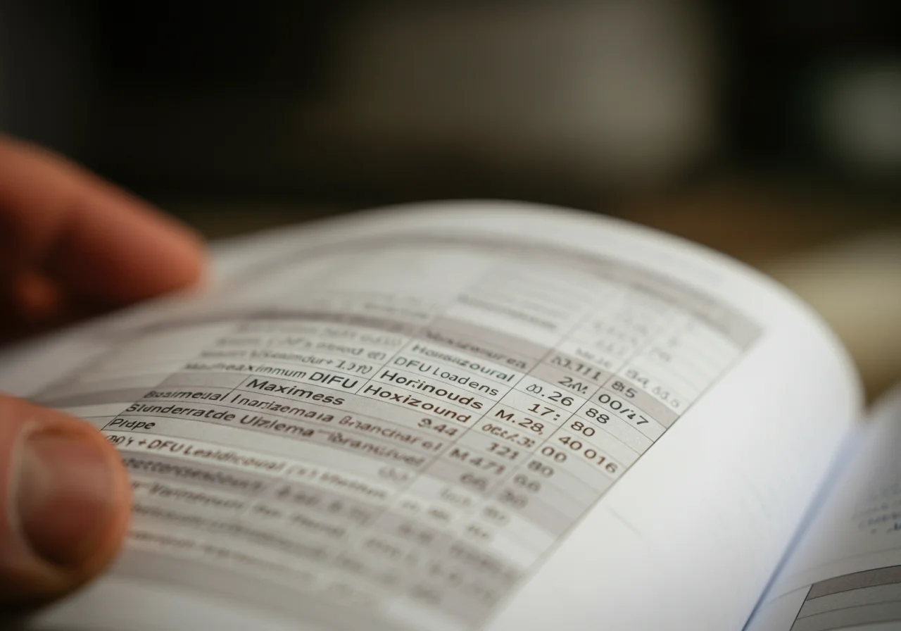 DFU Loads Calculation