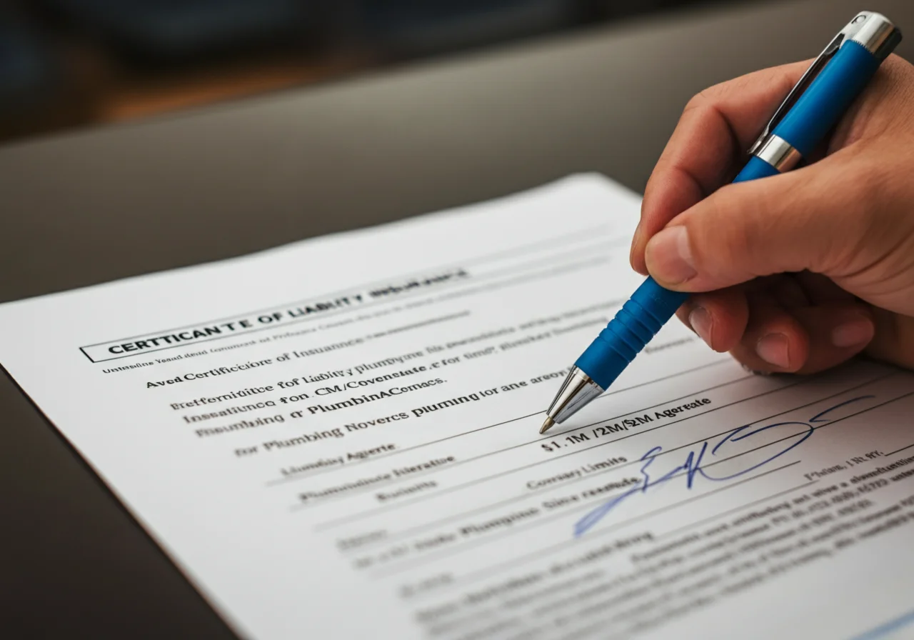 Plumbing Liability Insurance